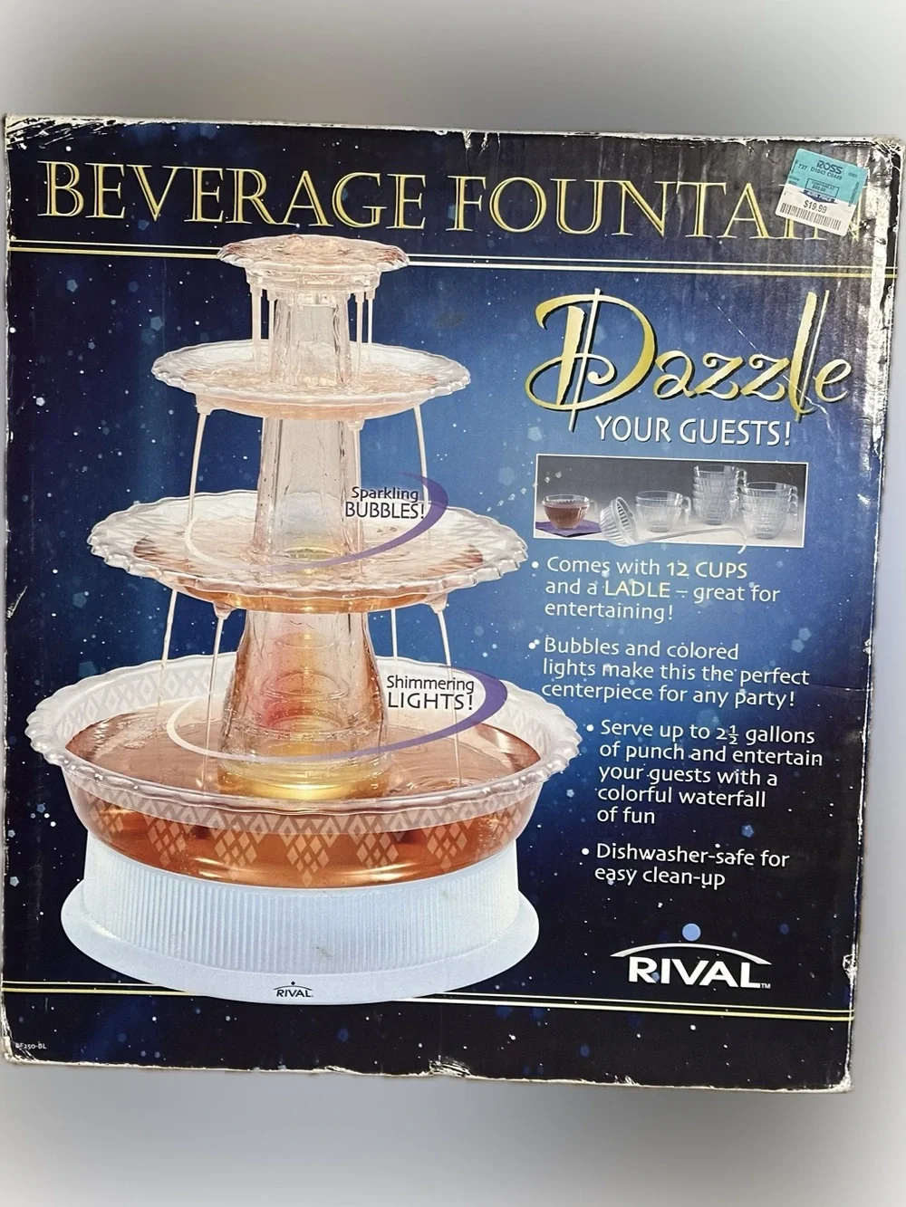 Rival Dazzle Beverage Fountain